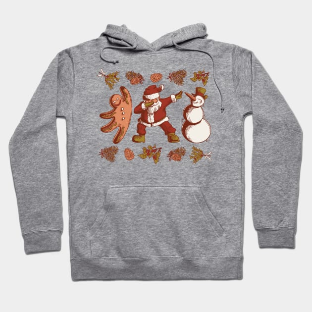 Vintage Christmas Trio: Fun and Festive Characters for the Holidays! Hoodie by Life2LiveDesign